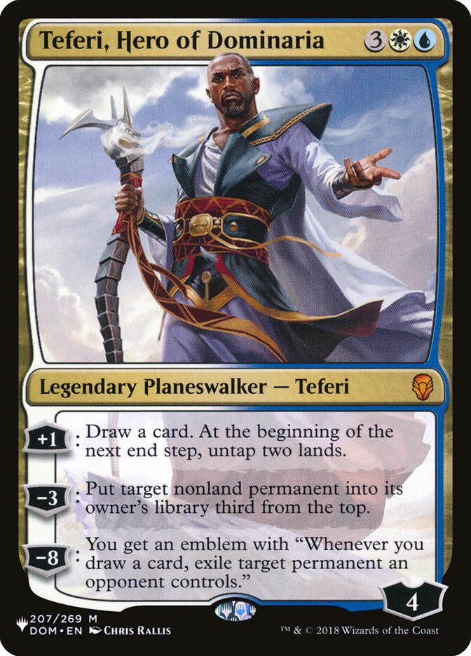 Teferi, Hero of Dominaria 207/269 (The List Reprints)  | Good Games Cannington