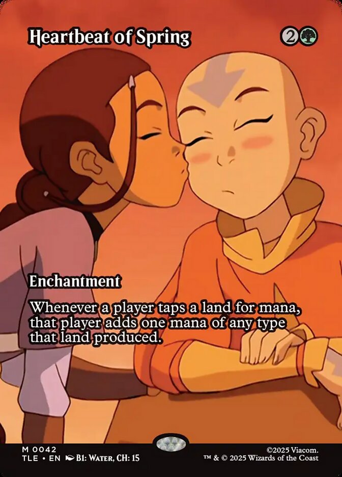 Heartbeat of Spring 42/317 (Avatar: The Last Airbender: Eternal-Legal)  - Borderless Foil | Good Games Cannington