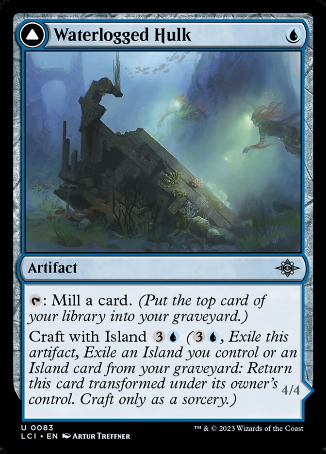 Waterlogged Hulk // Watertight Gondola 83 (The Lost Caverns of Ixalan)  | Good Games Cannington