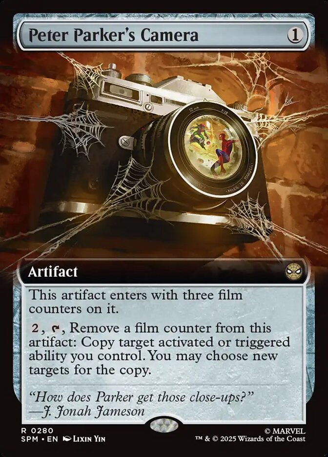 Peter Parker's Camera 280 (Marvel's Spider-Man)  - Extended Art Foil | Good Games Cannington