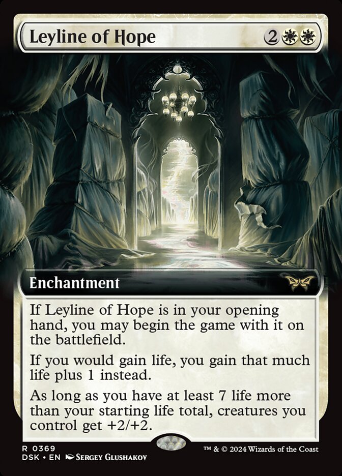 Leyline of Hope 369/286 (Duskmourn: House of Horror)  - Extended Art Foil | Good Games Cannington