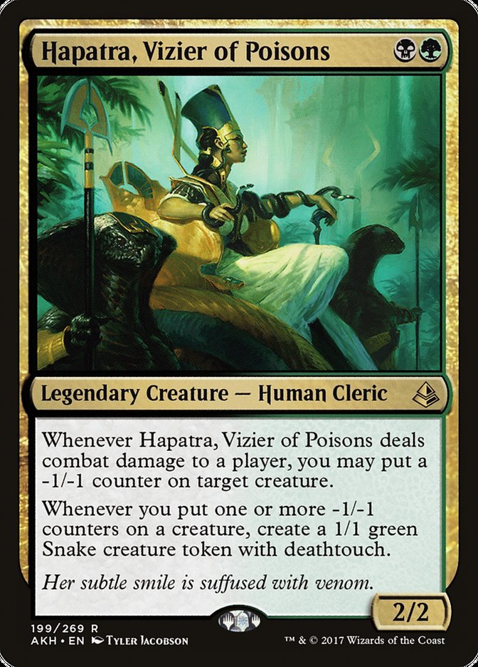 Hapatra, Vizier of Poisons 199 (Amonkhet)  - Foil | Good Games Cannington