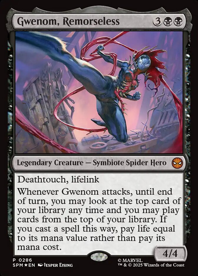 Gwenom, Remorseless 286 (Unique and Miscellaneous Promos)  - Foil | Good Games Cannington