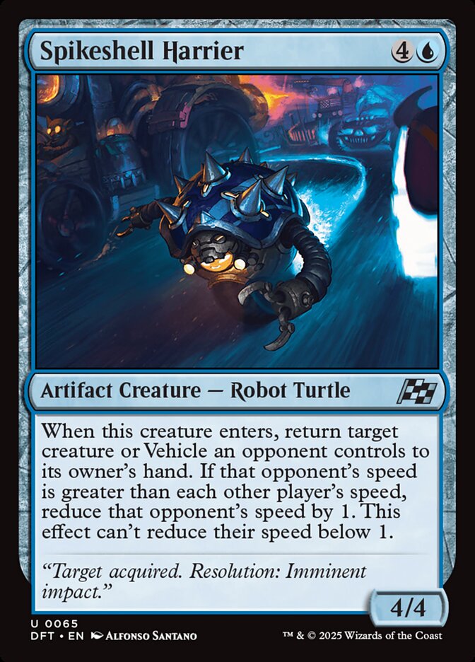 Spikeshell Harrier 65/291 (Aetherdrift)  - Foil | Good Games Cannington
