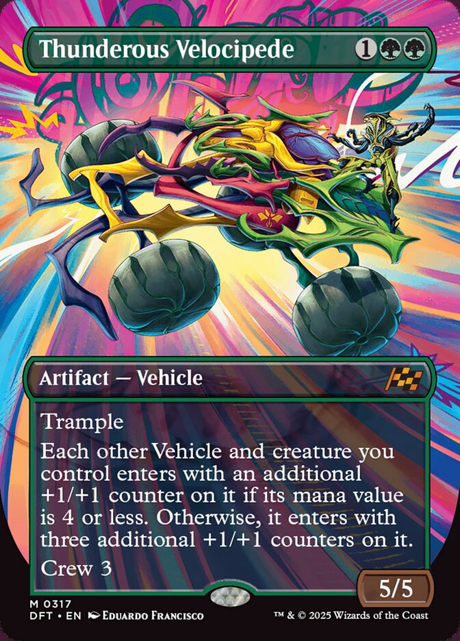 Thunderous Velocipede 317/291 (Aetherdrift)  - Borderless | Good Games Cannington