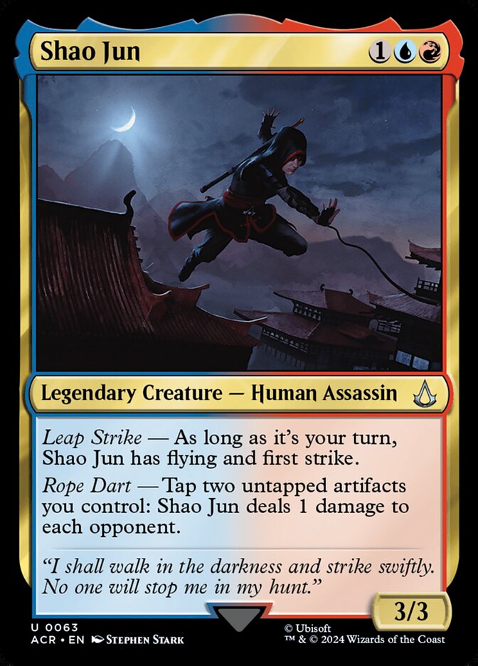 Shao Jun 63/110 (Universes Beyond: Assassin's Creed)  | Good Games Cannington