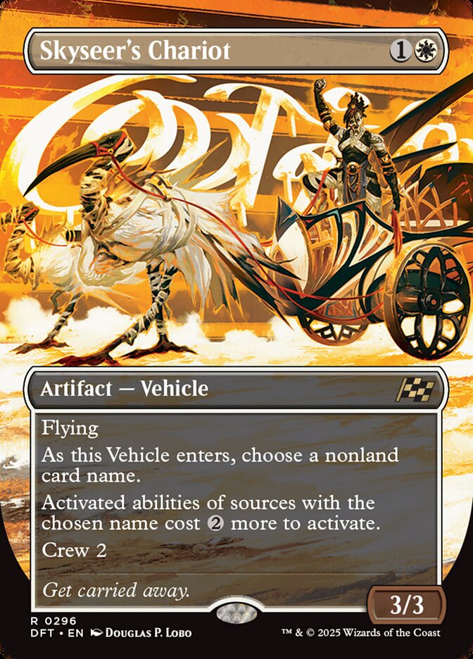 Skyseer's Chariot 296/291 (Aetherdrift)  - Borderless Foil | Good Games Cannington