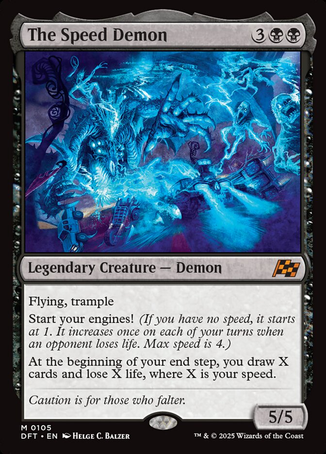 The Speed Demon 105/291 (Aetherdrift)  - Foil | Good Games Cannington