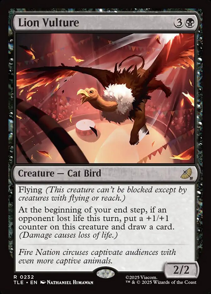 Lion Vulture 232 (Avatar: The Last Airbender: Eternal-Legal)  - Foil | Good Games Cannington