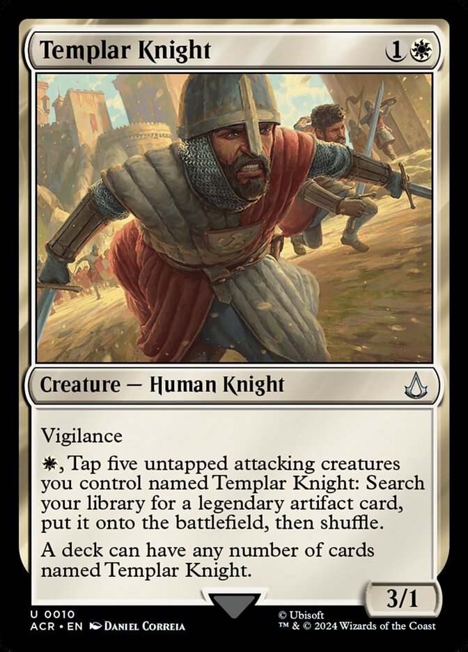 Templar Knight 10 (Universes Beyond: Assassin's Creed)  - Foil | Good Games Cannington