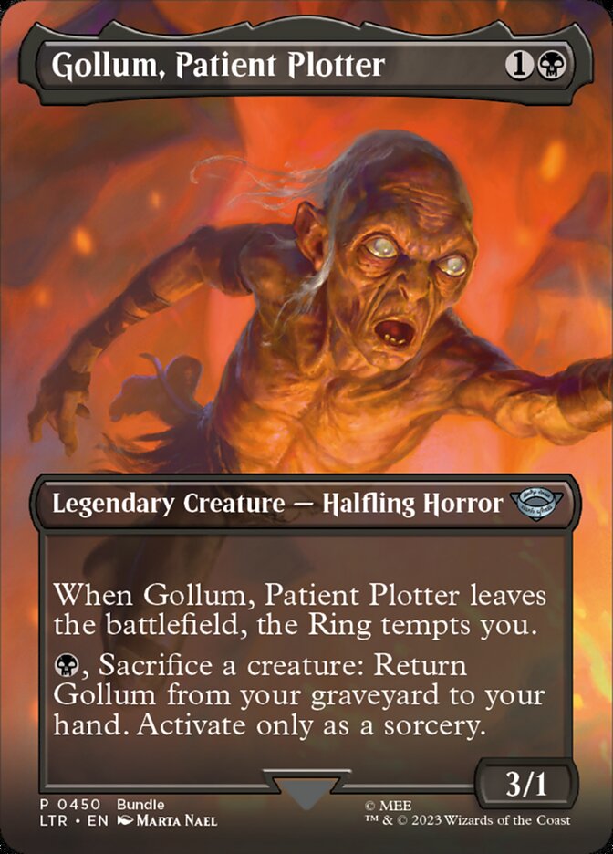 Gollum, Patient Plotter 450 (Unique and Miscellaneous Promos)  - Foil | Good Games Cannington