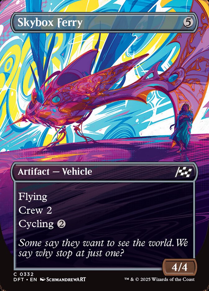 Skybox Ferry 332 (Aetherdrift)  - Borderless Foil | Good Games Cannington