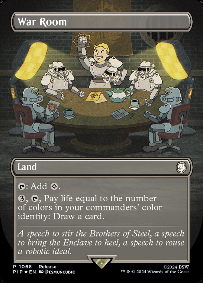 War Room Borderless 1068 (Launch Party & Release Event Promos)  - Foil | Good Games Cannington