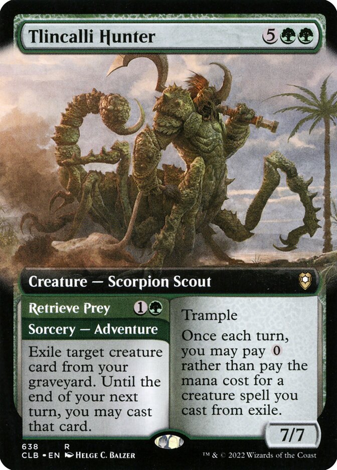 Tlincalli Hunter // Retrieve Prey 638 (Commander Legends: Battle for Baldur's Gate)  | Good Games Cannington