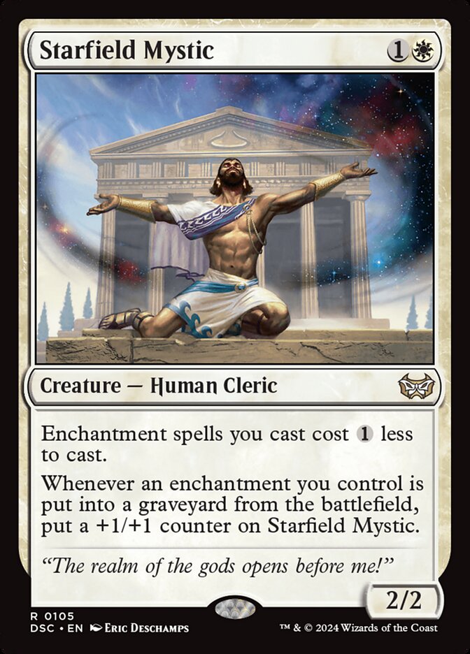 Starfield Mystic 105 (Commander: Duskmourn: House of Horror)  | Good Games Cannington