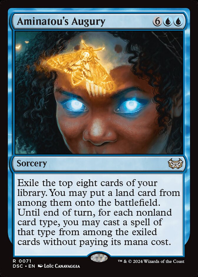 Aminatou's Augury 71 (Commander: Duskmourn: House of Horror)  | Good Games Cannington