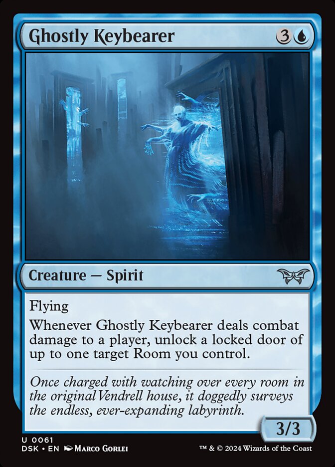 Ghostly Keybearer 61 (Duskmourn: House of Horror)  | Good Games Cannington