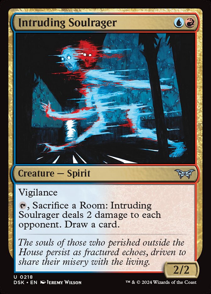 Intruding Soulrager 218 (Duskmourn: House of Horror)  - Foil | Good Games Cannington