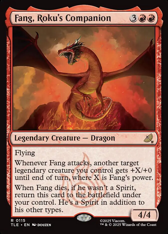 Fang, Roku's Companion 115 (Avatar: The Last Airbender: Eternal-Legal)  - Foil | Good Games Cannington