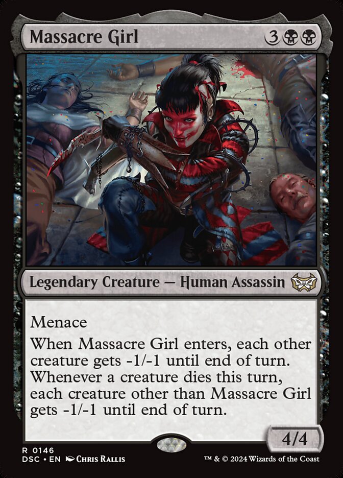Massacre Girl 146 (Commander: Duskmourn: House of Horror)  | Good Games Cannington