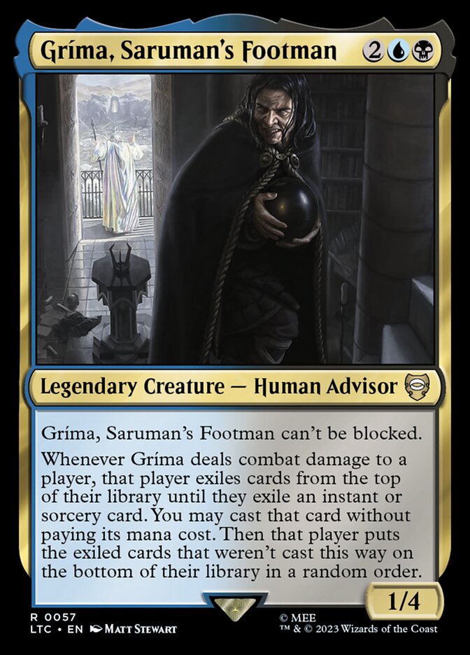 Grima, Saruman's Footman 57 (Commander: The Lord of the Rings: Tales of Middle-earth)  | Good Games Cannington