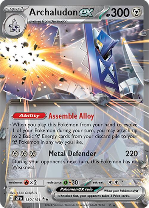 Archaludon ex 130 191 (SV08: Surging Sparks)  - Holofoil | Good Games Cannington