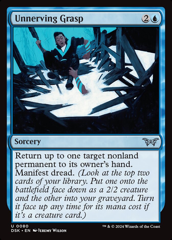 Unnerving Grasp 80 (Duskmourn: House of Horror)  - Foil | Good Games Cannington