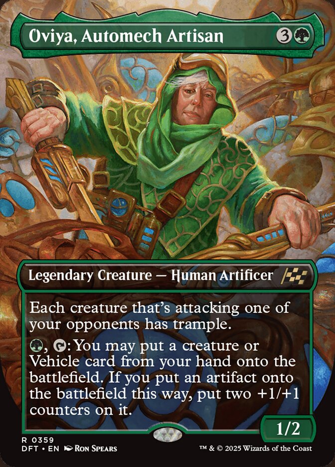 Oviya, Automech Artisan 359 (Aetherdrift)  - Borderless Foil | Good Games Cannington
