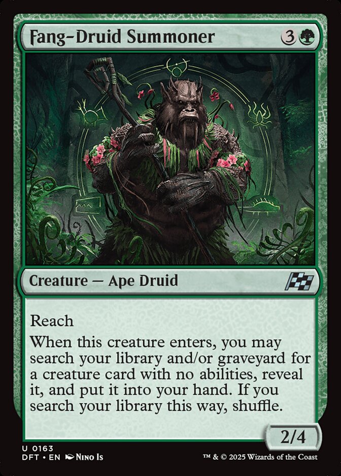 Fang Druid Summoner 163 (Aetherdrift)  - Foil | Good Games Cannington