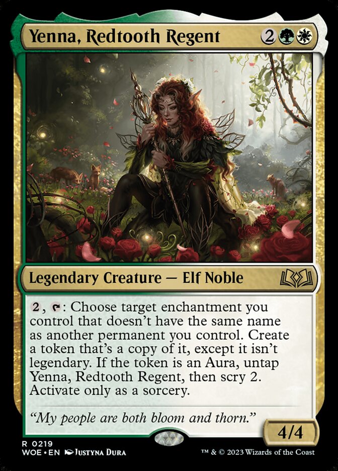 Yenna, Redtooth Regent 219 (Wilds of Eldraine)  | Good Games Cannington