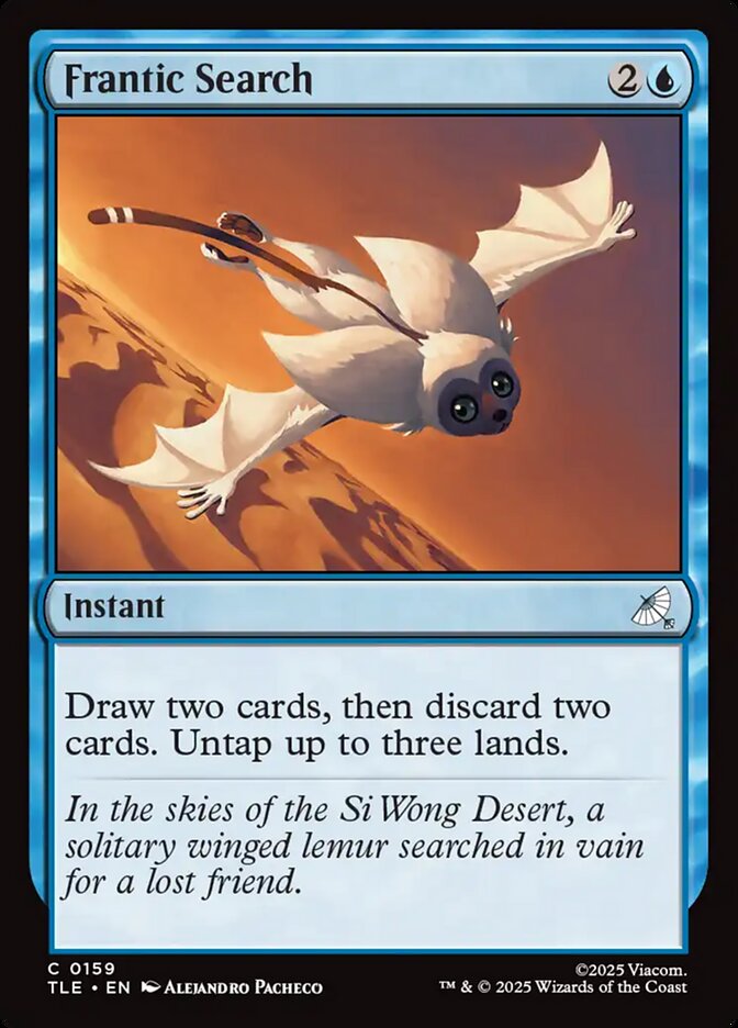 Frantic Search 159 (Avatar: The Last Airbender: Eternal-Legal)  - Foil | Good Games Cannington