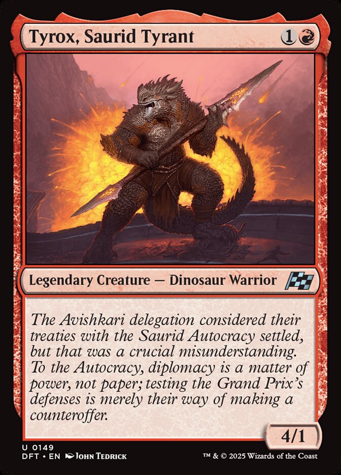 Tyrox, Saurid Tyrant 149/291 (Aetherdrift)  | Good Games Cannington