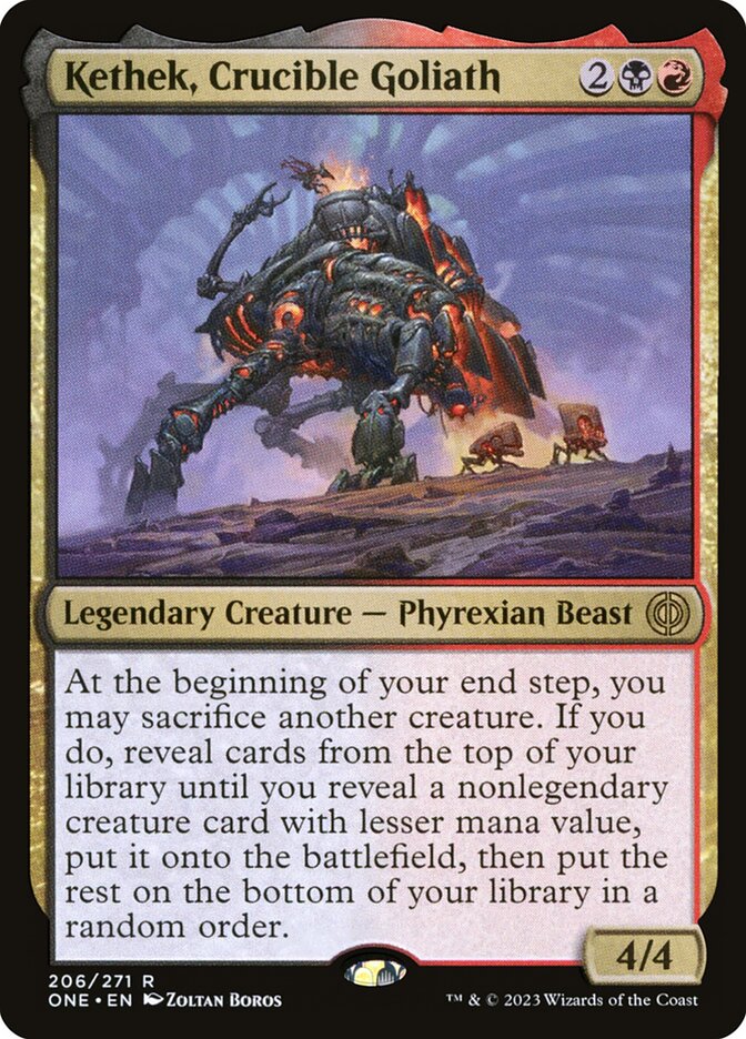 Kethek, Crucible Goliath 206/271 (Phyrexia: All Will Be One)  | Good Games Cannington