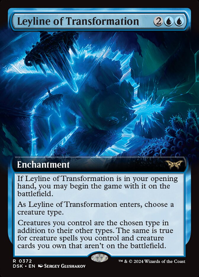 Leyline of Transformation 372 (Duskmourn: House of Horror)  - Extended Art | Good Games Cannington