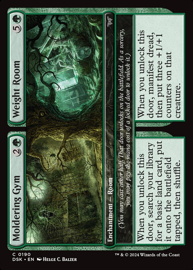 Moldering Gym // Weight Room 190 (Duskmourn: House of Horror)  - Foil | Good Games Cannington
