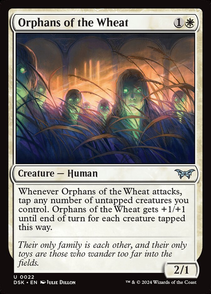 Orphans of the Wheat 22 (Duskmourn: House of Horror)  - Foil | Good Games Cannington