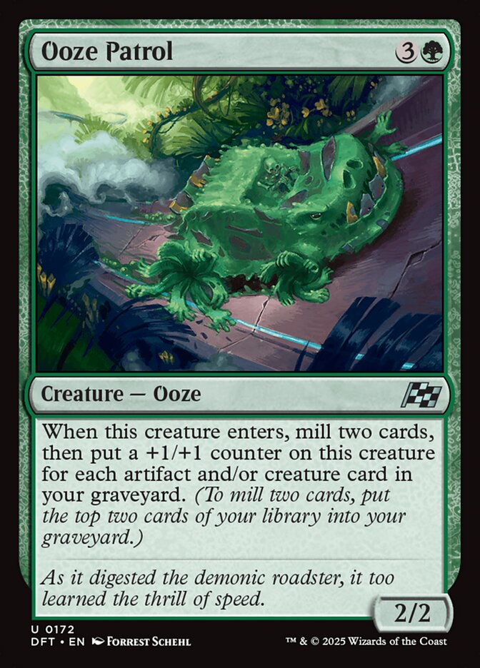 Ooze Patrol 172/291 (Aetherdrift)  - Foil | Good Games Cannington