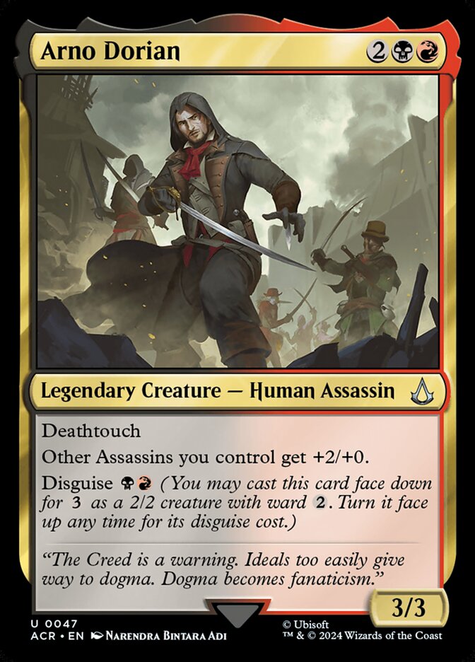 Arno Dorian 47/110 (Universes Beyond: Assassin's Creed)  - Foil | Good Games Cannington
