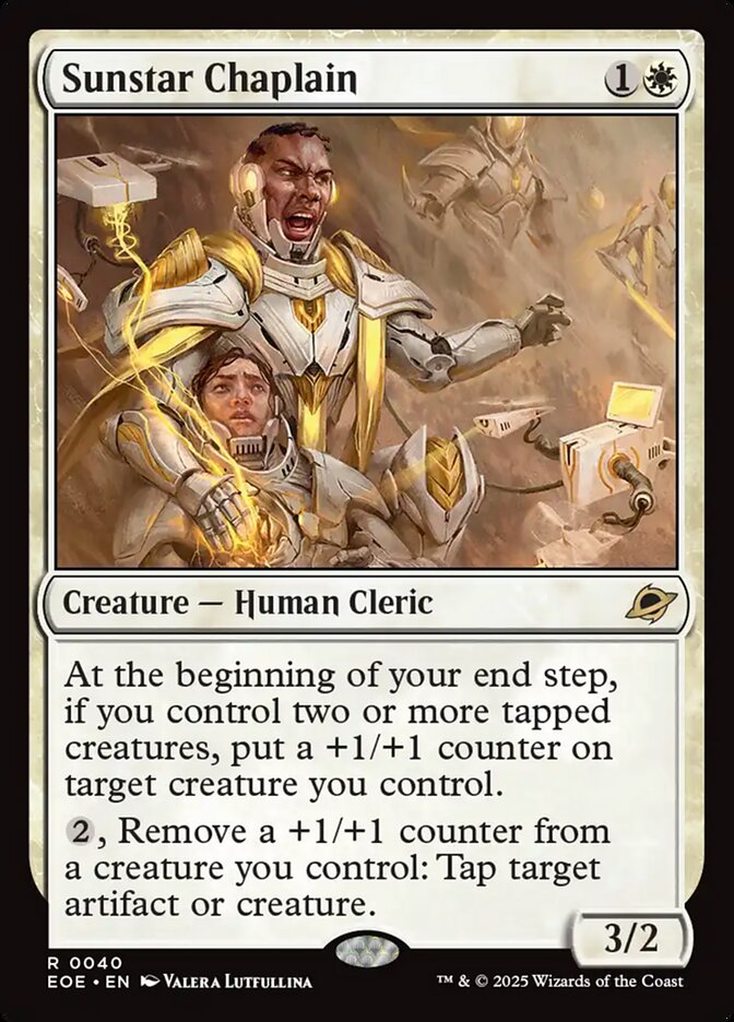 Sunstar Chaplain 40 (Edge of Eternities)  | Good Games Cannington