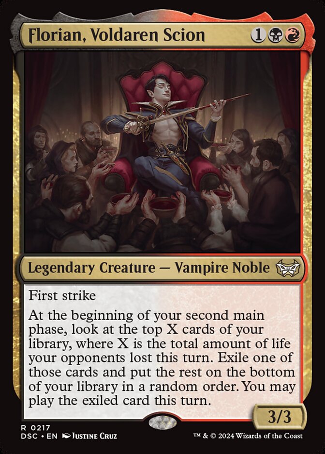 Florian, Voldaren Scion 217/40 (Commander: Duskmourn: House of Horror)  | Good Games Cannington