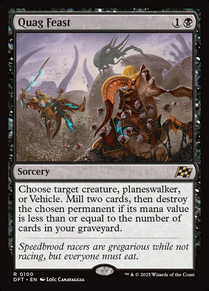 Quag Feast 100/291 (Aetherdrift)  - Foil | Good Games Cannington