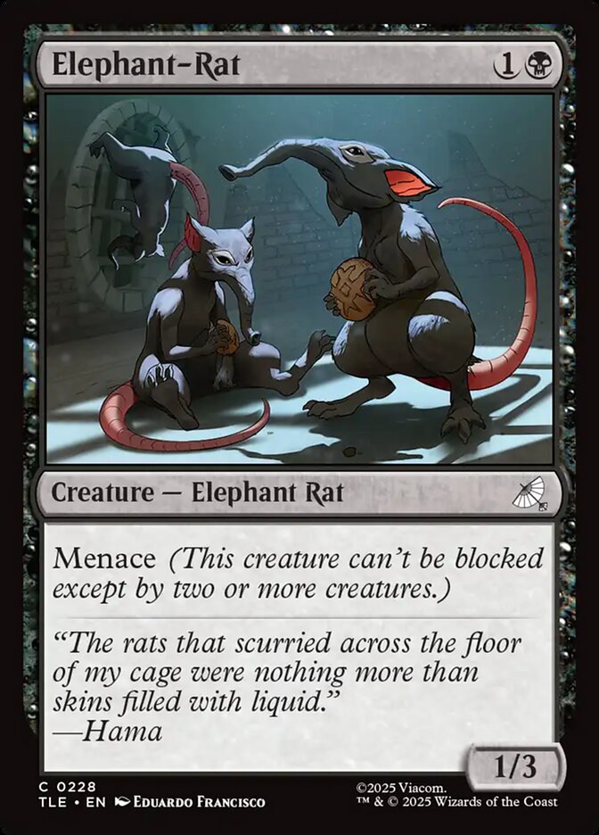 Elephant-Rat 228 (Avatar: The Last Airbender: Eternal-Legal)  - Foil | Good Games Cannington