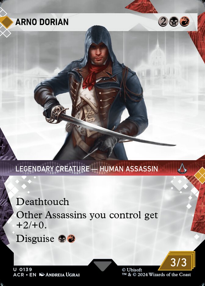 Arno Dorian 139/110 (Universes Beyond: Assassin's Creed)  - Showcase Foil | Good Games Cannington