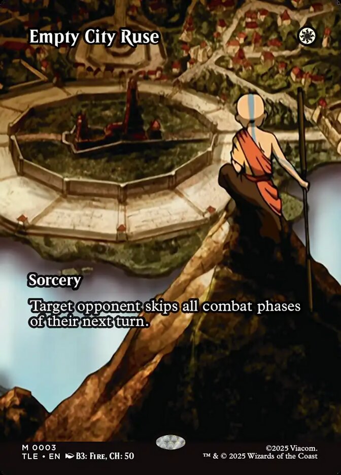 Empty City Ruse 3/317 (Avatar: The Last Airbender: Eternal-Legal)  - Borderless | Good Games Cannington