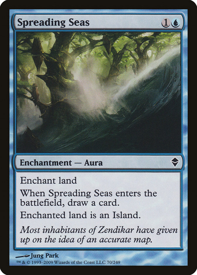 Spreading Seas 70/249 (Zendikar)  | Good Games Cannington