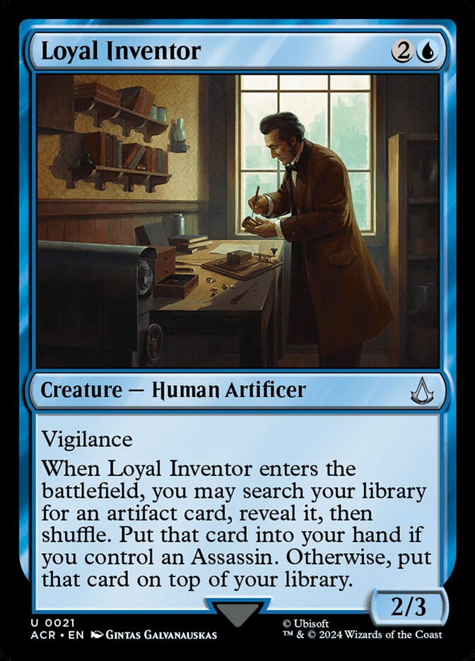 Loyal Inventor 21 (Universes Beyond: Assassin's Creed)  | Good Games Cannington