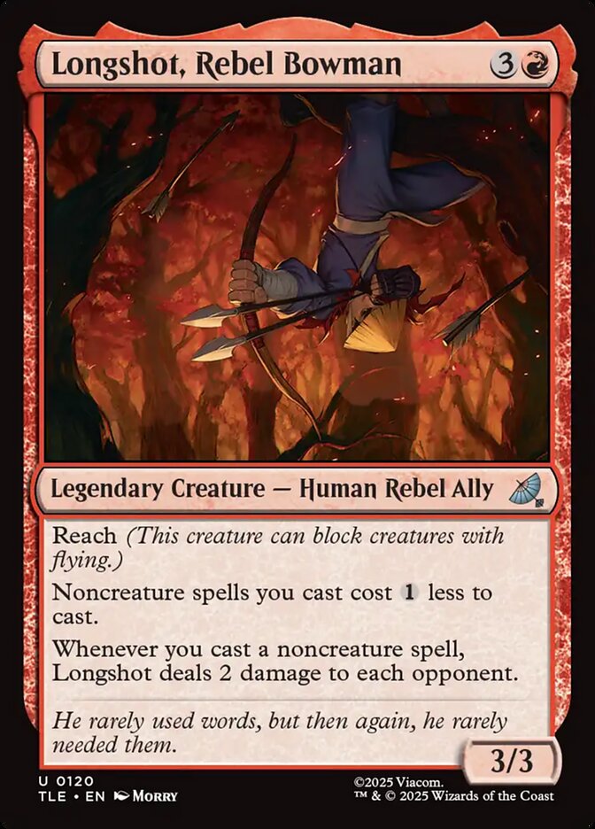 Longshot, Rebel Bowman 120 (Avatar: The Last Airbender: Eternal-Legal)  - Foil | Good Games Cannington