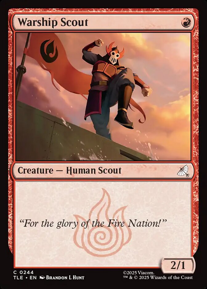 Warship Scout 244 (Avatar: The Last Airbender: Eternal-Legal)  - Foil | Good Games Cannington
