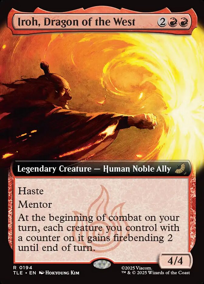 Iroh, Dragon of the West 194/317 (Avatar: The Last Airbender: Eternal-Legal)  - Extended Art Foil | Good Games Cannington