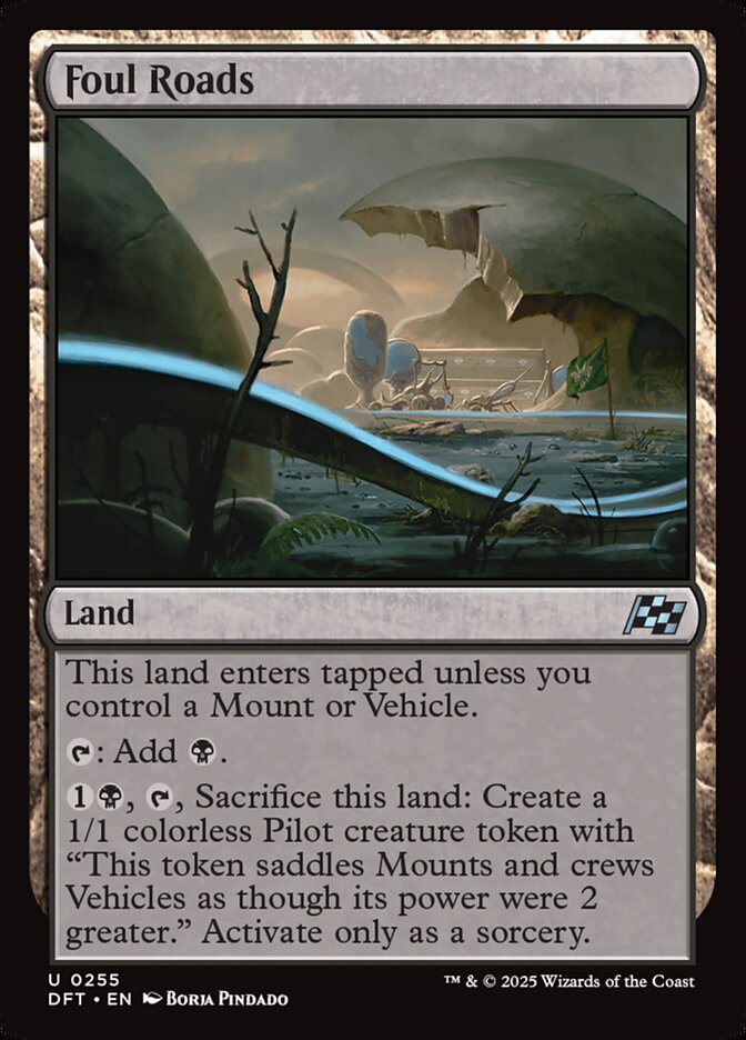 Foul Roads 255 (Aetherdrift)  - Foil | Good Games Cannington
